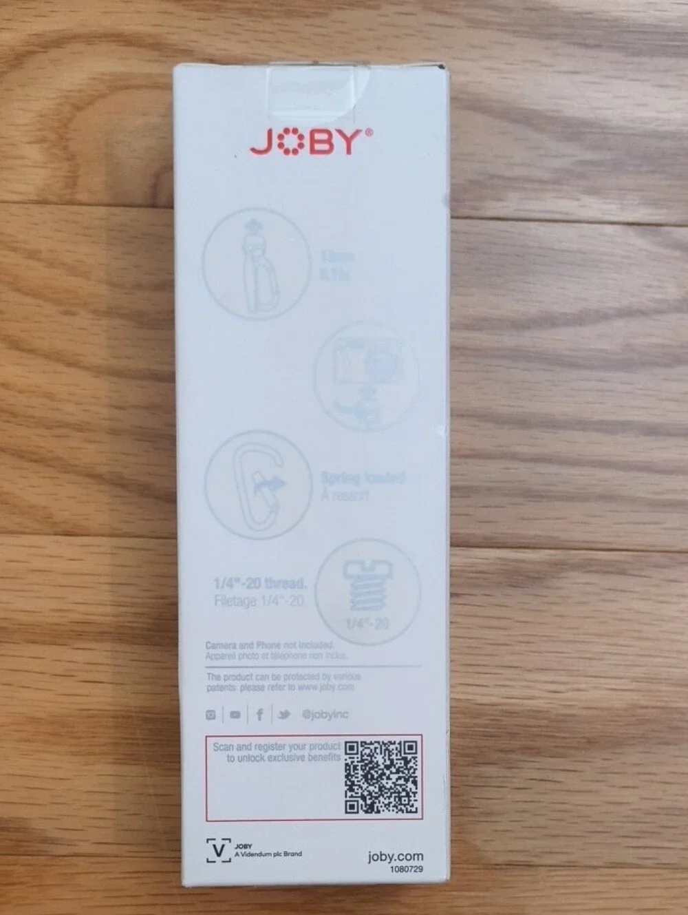 Joby Phone & Camera Handypod Clip  Tripod Gray NWT